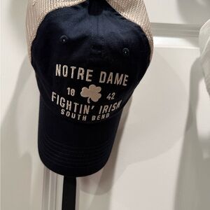 Notre Dame Fighting Irish Navy and Tan Cap